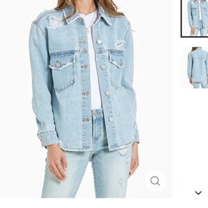 DEAR JOHN DENIM
KENNY DENIM SHIRT JACKET WEST PALM Size Small (2-4)